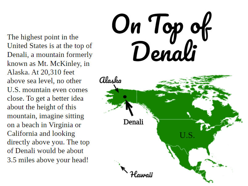 page from Wixie template