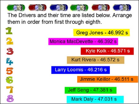 page from Wixie template