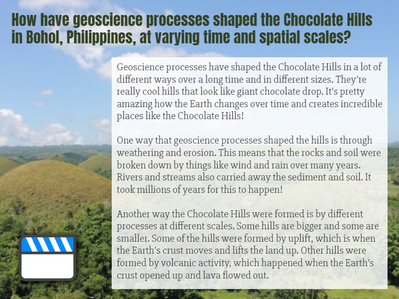 sample student geoscience processes