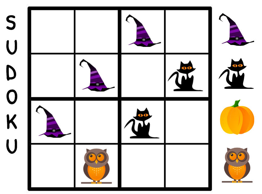 halloween sudoku puzzle