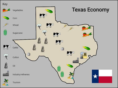 Map Of Texas Industries - Gillan Dianemarie